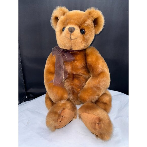 TY Yesterbear Teddy Bear 1999 Brown 18" Stuffed Animal Plush Toy Vintage - Picture 2 of 12
